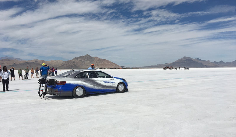 Illustration for article titled Volkswagen's 600 Horsepower Jetta Set A Very Specific Land Speed Record